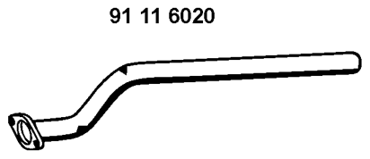 EBERSPÄCHER Eksosrør 91 11 6020 Eksosrør EBERSPÄCHER LACETTI 91 11 6020 billige