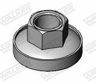 WALKER Moer, uitlaatbocht 81771 Opel AGILA Montageset uitlaat WALKER 81771