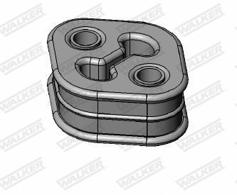 WALKER Holder, exhaust system 81844 WALKER 81844 Alfa Romeo 156 932 exhaust hanger replacement