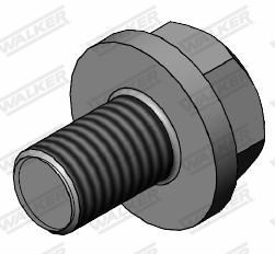 WALKER Schroef, uitlaatsysteem 81895 81895 Montageset uitlaat WALKER SUZUKI VITARA