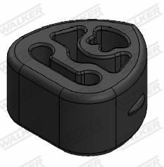 WALKER Gummistriper, eksosanlegg 82124 Gummistriper, eksosanlegg WALKER Mercedes-Benz SLK 82124