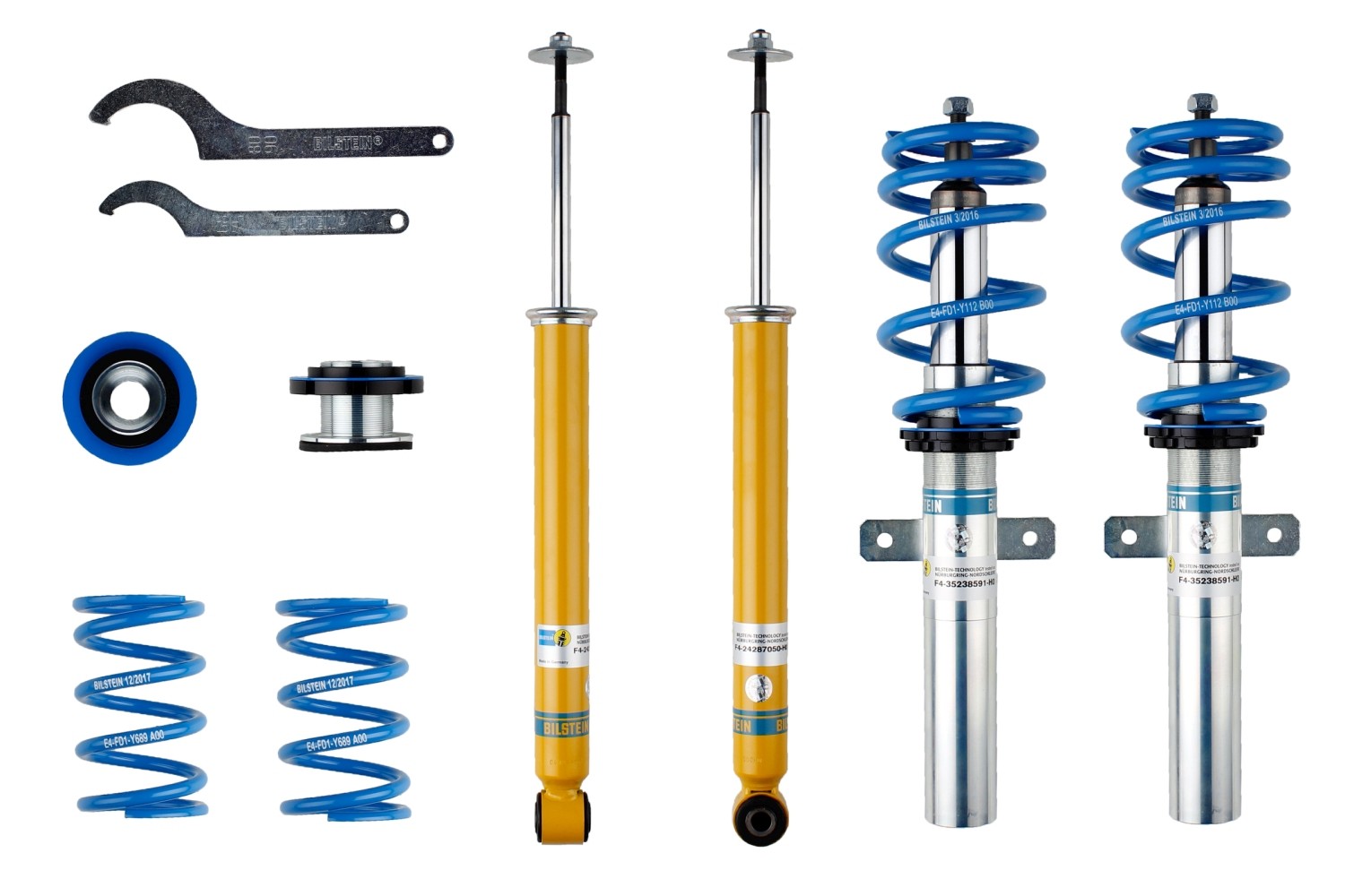 BILSTEIN Sport Kit, fjærsett / dempere 47-286832 BILSTEIN 47-286832 Senkesett Renault Clio 3 Van pris