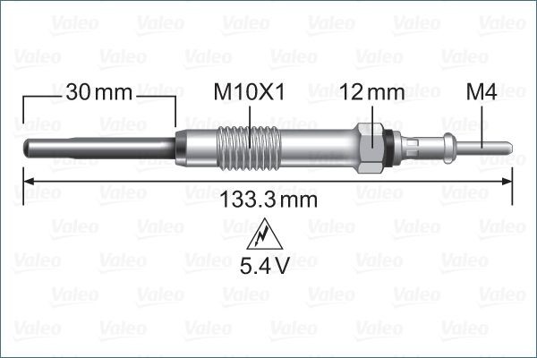 Candeletta VALEO 345243 VALEO 345243 Candelette diesel HYUNDAI TUCSON 2021