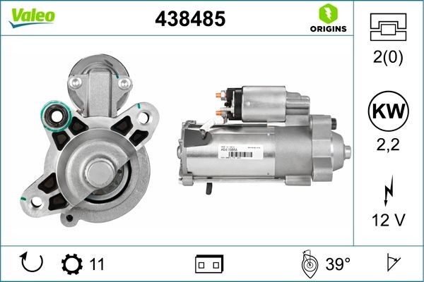 VALEO Starter 438485 VALEO 438485 Starter