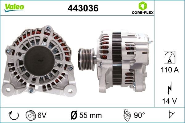 VALEO Alternatore 443036 VALEO 443036 Alternatore Nissan Maxima J30 prezzo