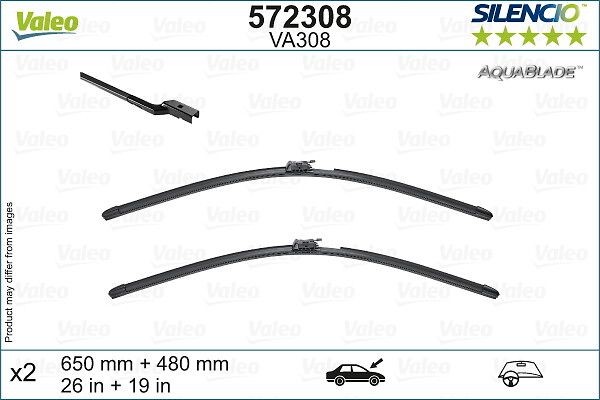VALEO Klaasipuhastaja 572308 572308 Klaasipuhasti VOLVO 240 VALEO