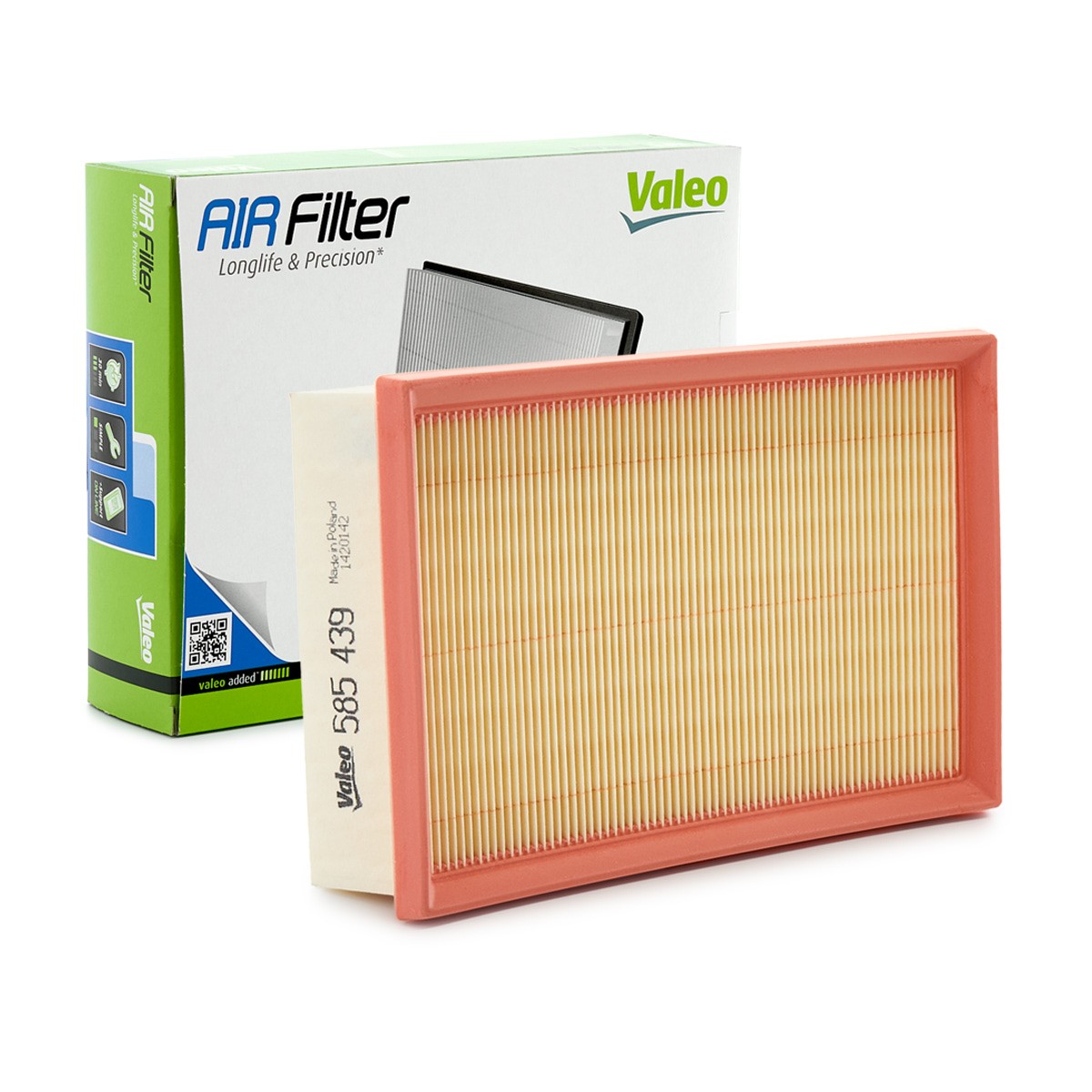 VALEO Luftfilter 585439 585439 VALEO luftfilter Opel MERIVA