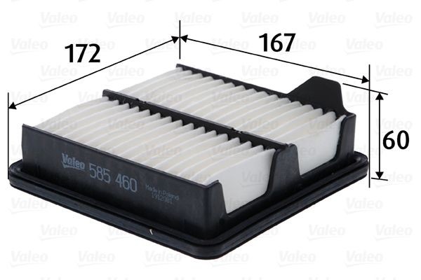 VALEO Luftfilter 585460 Luftfilter VALEO CR-V 585460 billige