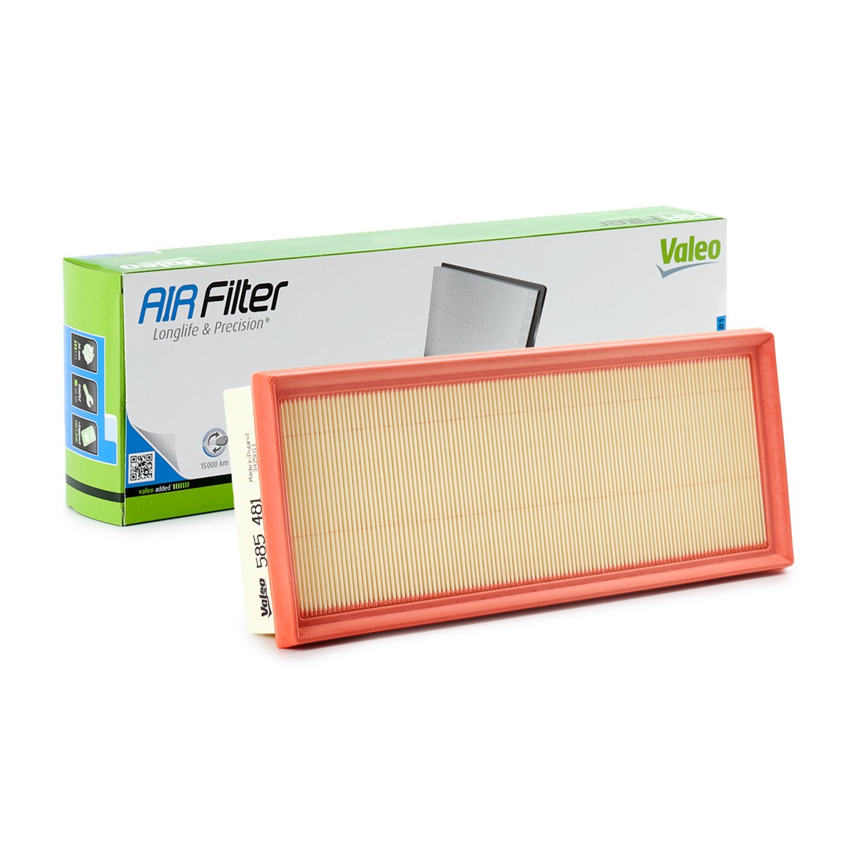 VALEO Luftfilter 585481 Luftfilter VALEO Citroën DYANE 585481