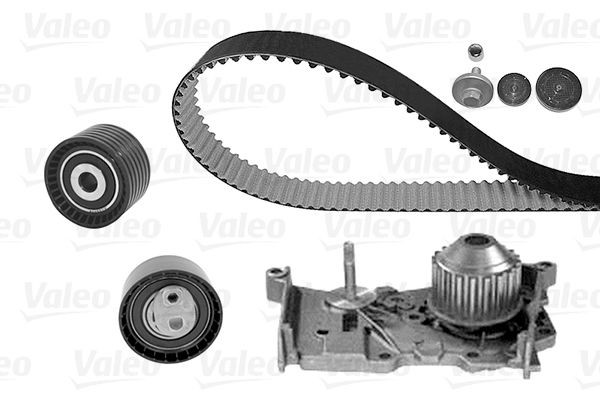 VALEO Kit de distribution + pompe à eau 614573 Pompe à eau + kit de courroie de distribution VALEO TRAFIC 614573 pas cher