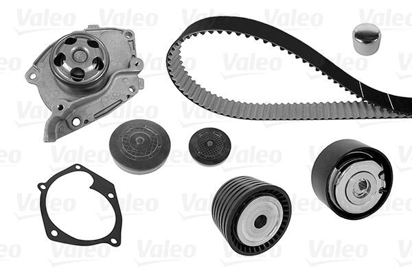 VALEO Distributieriem set + waterpomp 614602 Waterpomp en distributieriem VALEO TRAFIC 614602 goedkoop