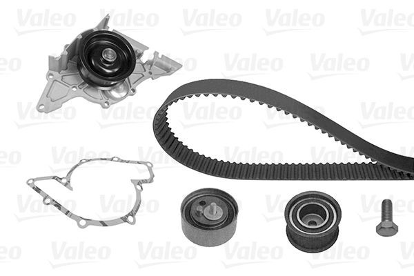 VALEO Vodné čerpadlo + sada ozubeného remeňa 614625 Rozvodová sada AUDI VALEO 614625