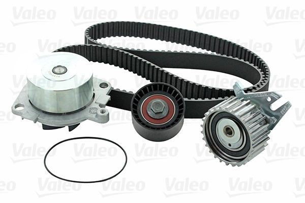 VALEO Kamremssats med vattenpump 614631 614631 VALEO vattenpump + kuggremssats FIAT PANDA