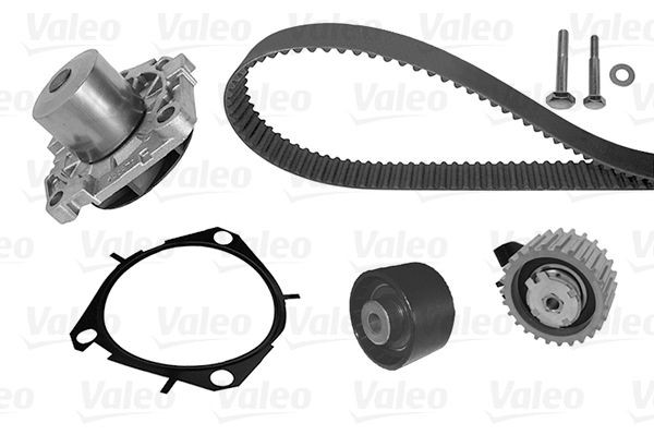 VALEO Kit cinghia distribuzione, pompa acqua 614641 614641 Kit cinghia di distribuzione e pompa acqua VALEO FIAT 500 costo