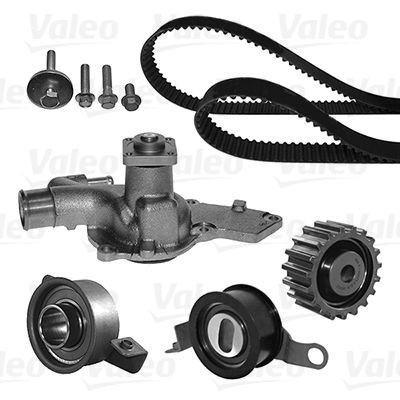VALEO Water pump and timing belt kit 614649 VALEO 614649 genuine Ford Escort Classic Turnier ANL water pump + timing belt kit price
