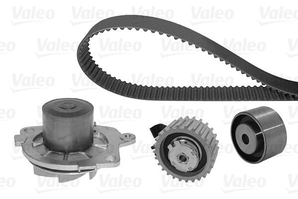 VALEO Bomba de água + kit de correia dentada 614654 Bomba de água + jogo de correia de distribuição VALEO PANDA 614654 baratos