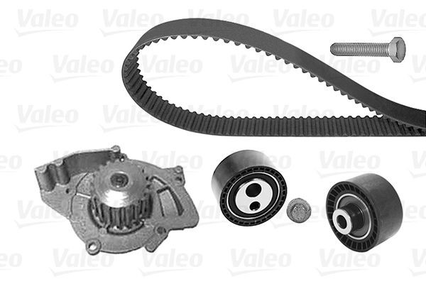 VALEO Ūdenssūknis + Zobsiksnas komplekts 614658 Zobsiksnas komplekts VALEO Citroën C-ELYSEE 614658