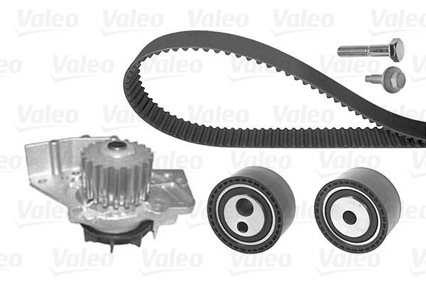 VALEO Bomba de água + kit de correia dentada 614696 Bomba de água + jogo de correia de distribuição VALEO Mazda XEDOS 614696