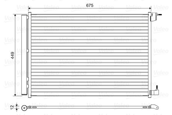 VALEO Kondensator, klimaanlæg 814468 VALEO 814468 Mercedes C205 Aircondition kondensator til en rimelig pris