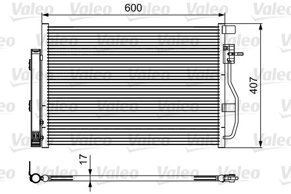 VALEO Condensatore climatizzatore 814478 VALEO 814478 Condensatore aria condizionata Chevrolet Aveo T300 originale prezzo