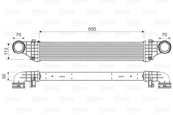 VALEO Intercooler 818337 Ladeluftkjøler VALEO MX-6 818337 billige