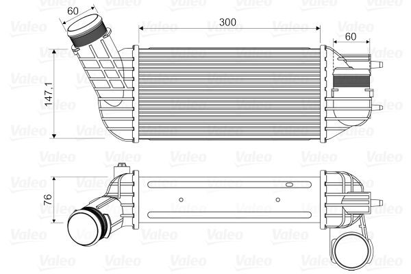 Intercooler VALEO 818345 VALEO 818345: Intercooler Peugeot 5008 2010