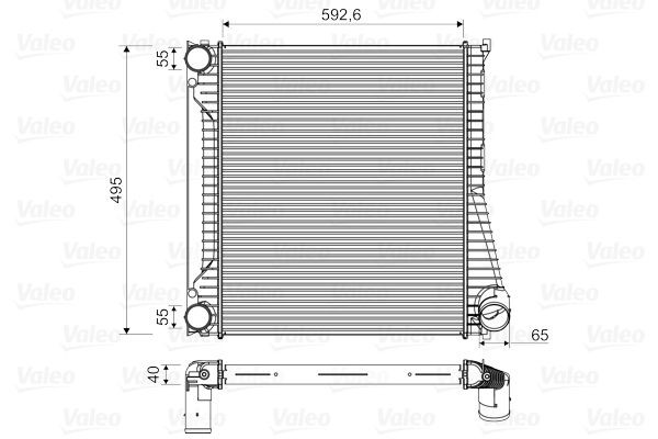 Ιντερκούλερ VALEO 818346 VALEO 818346 Ψυγείο αέρα υπερπλήρωσης LAND ROVER DISCOVERY 2013