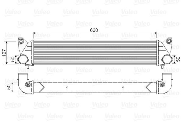 VALEO Interkūlers 818348 Starpdzesētājs VALEO SUZUKI 818348