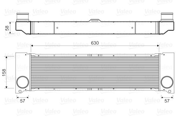 Chladič plniaceho vzduchu VALEO 818356 VALEO 818356 Intercooler MERCEDES-BENZ VIANO 2021