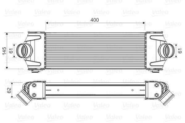 Intercooler VALEO 818550 VALEO 818550 Ladeluftkjøler FORD TRANSIT 2009