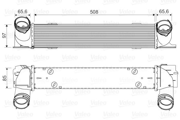 VALEO Intercooler 818553 VALEO 818553 Intercooler X5 E53 pris