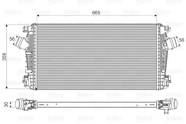 VALEO Vahejahuti 818567 VALEO 818567 originaal Intercooler Chevrolet Orlando j309 hind