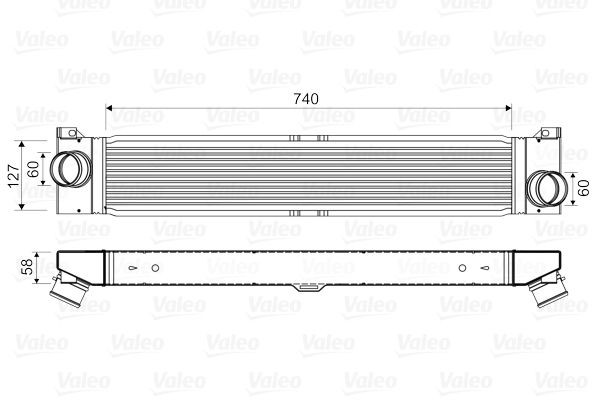 Intercooler VALEO 818569 VALEO 818569 Intercooler för turbo FIAT DUCATO 2009