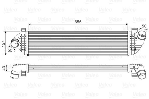 VALEO Intercooler 818571 818571 costo Intercooler VOLVO 240 VALEO