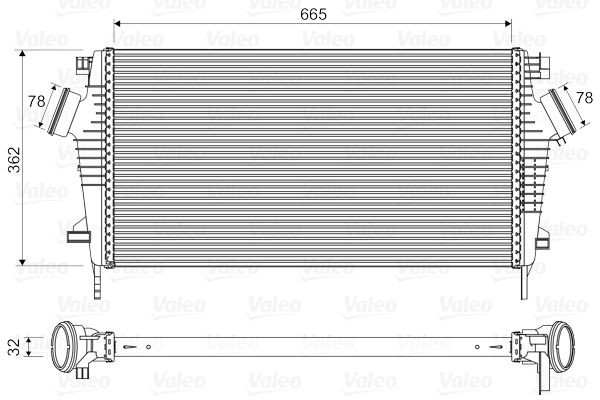 VALEO Intercooler 818603 VALEO 818603 originele Intercooler Caprice IV Station Wagon kosten