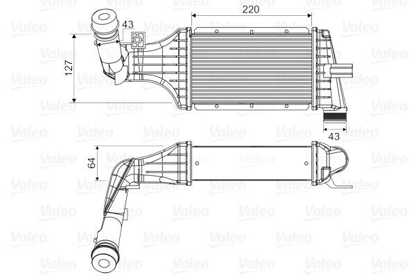 Intercooler VALEO 818660 VALEO 818660: Intercooler Opel ZAFIRA 2002