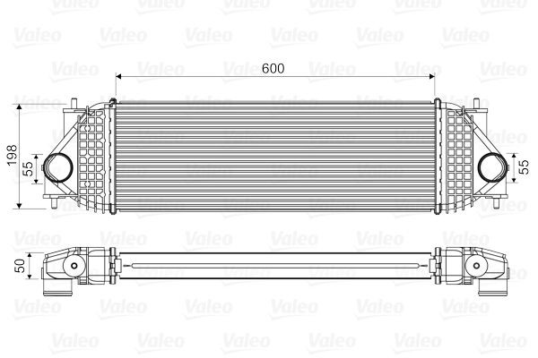 VALEO Chladič plniaceho vzduchu 818662 VALEO 818662 Intercooler RENAULT LODGY originálne