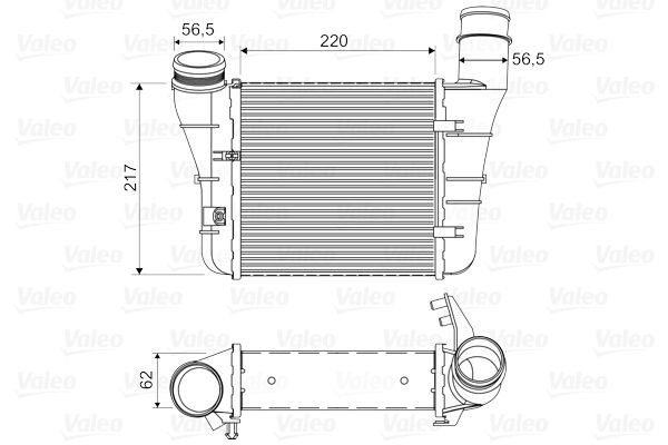VALEO Chladič plniaceho vzduchu 818669 Chladič plniaceho vzduchu Seat 3R5 818669 VALEO