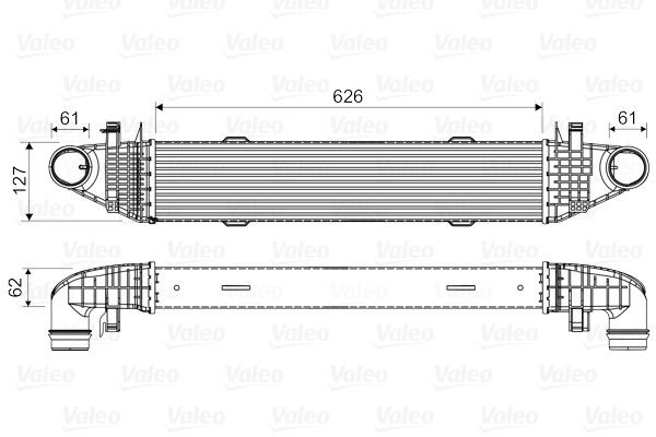 VALEO Intercooler 818679 818679 Intercooler VALEO MERCEDES-BENZ VITO