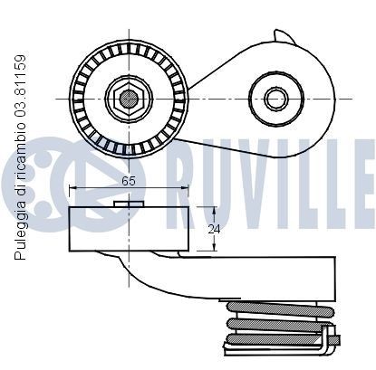 RUVILLE Motorkudde 325272 325272 RUVILLE motorkuddar Nissan TOWNSTAR