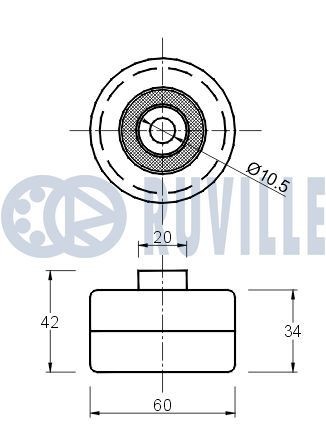 RUVILLE Έδραση, κινητήρας 325893 Βάση μηχανής RUVILLE COMBO 325893 φθηνά