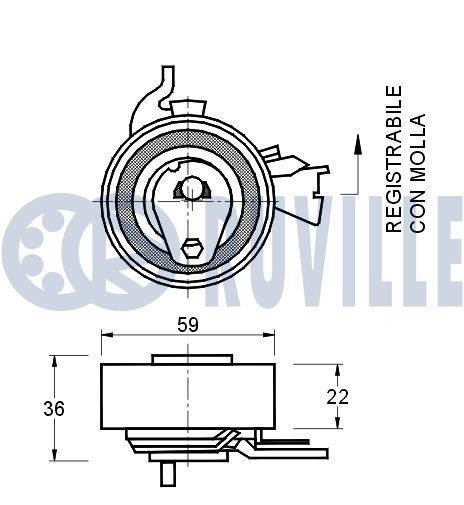 RUVILLE Stabilisatorstang 914148 Torsiestang LEXUS RUVILLE 914148