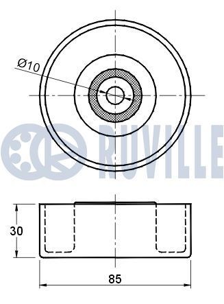 RUVILLE Stabilisatorstang 919112 Koppelstangen RUVILLE LEXUS 919112