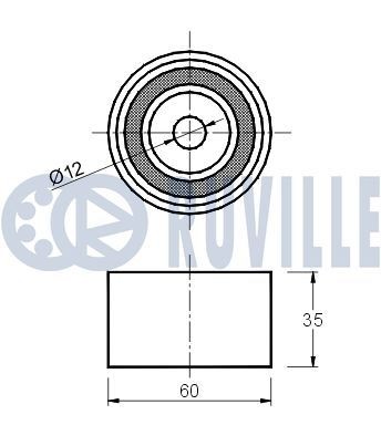 RUVILLE Binnenste stuurkogel 926838 Styrstag RUVILLE COMBO 926838 goedkoop