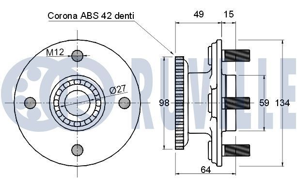 RUVILLE Rameno zavesenia kolies 935452 935452 Rameno zavesenia kolies RENAULT SCÉNIC RUVILLE