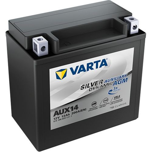 VARTA Akumulator 513106020G412 Układ elektryczny VOLVO V40 Hatchback (525, 526): Akumulator VARTA AUX14 513106020G412