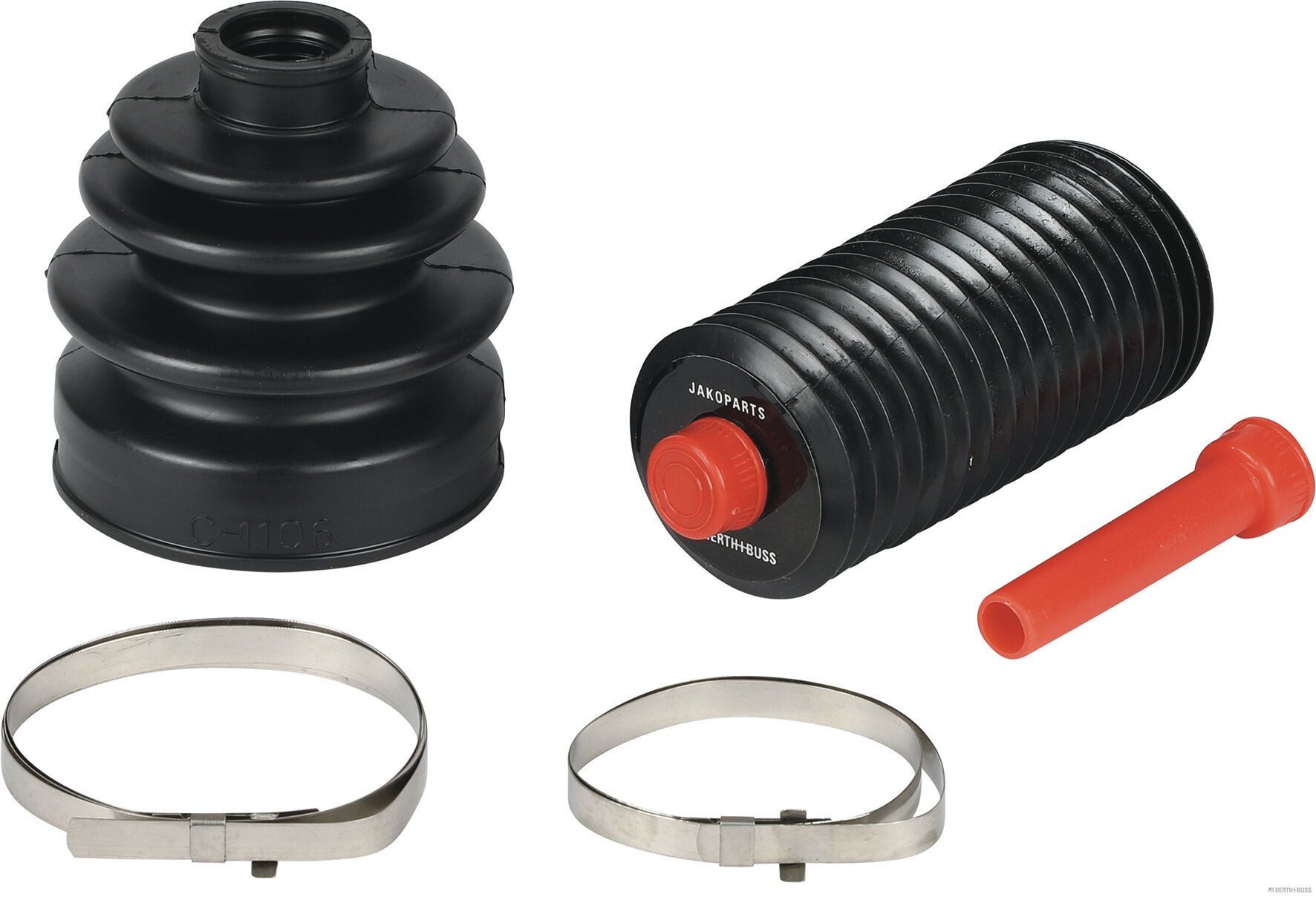 HERTH+BUSS JAKOPARTS Kit cuffia, semiasse J2860501 HERTH+BUSS JAKOPARTS J2860501 Cuffia giunto Daihatsu Cuore 2 originale prezzo