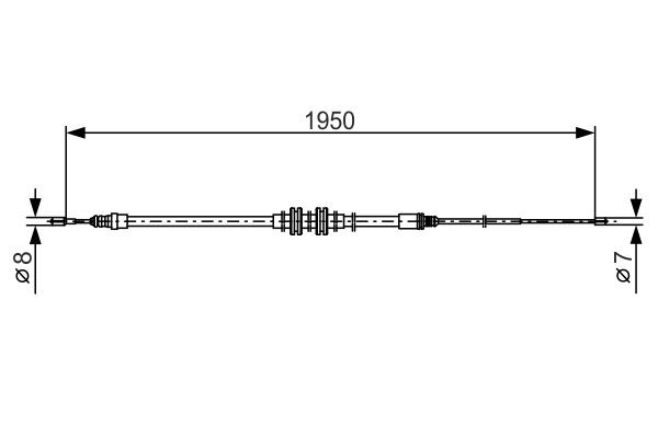 BOSCH Tross, seisupidur 1 987 482 785 BOSCH 1 987 482 785 originaal Käsipidur Renault Megane 4 hind