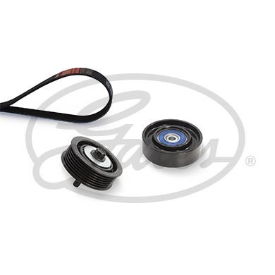 GATES Ozubený klinový remeň - Sada K126PK1763 Sada klinového rebrovaného remena GATES AURIS K126PK1763 lacné