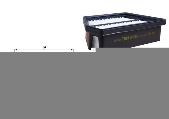 KNECHT Luftfilter LX 4433 Luftfilter KNECHT Ford USA EXPEDITION LX 4433